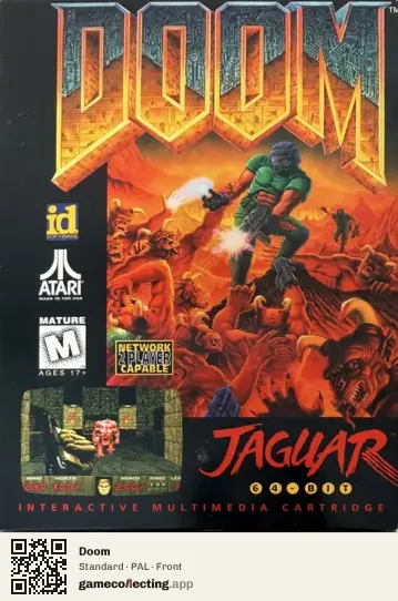Doom Atari Jaguar, PAL box front