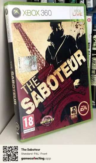 The Saboteur Xbox 360, PAL box front