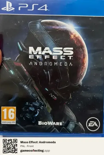 Mass Effect: Andromeda PlayStation 4, PAL box front