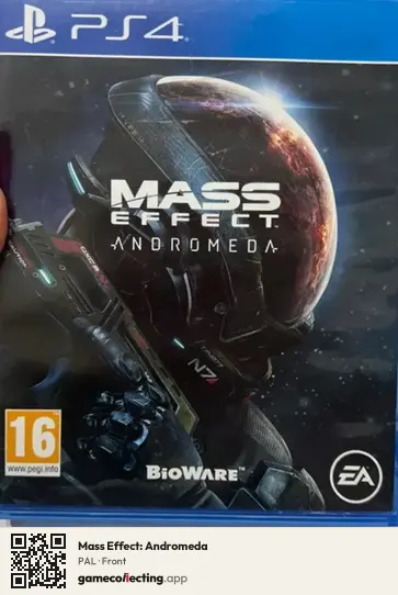 Mass Effect: Andromeda PlayStation 4, PAL box front