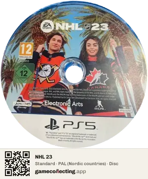 NHL 23 PlayStation 5, PAL disc
