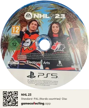 NHL 23 PlayStation 5, PAL disc