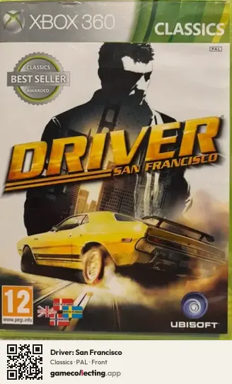 Driver: San Francisco Xbox 360, PAL box front