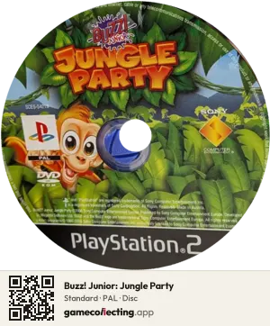 Buzz! Junior: Jungle Party PlayStation 2, PAL disc