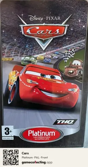Cars PlayStation Portable, PAL box front