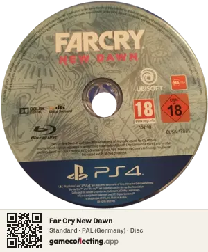 Far Cry New Dawn PlayStation 4, PAL disc