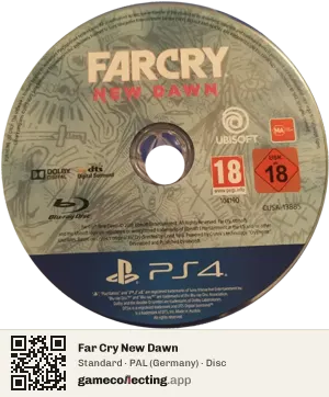 Far Cry New Dawn PlayStation 4, PAL disc