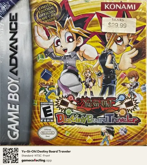 Yu-Gi-Oh! Destiny Board Traveler Game Boy Advance, NTSC box front