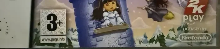 Dora the Explorer: Dora Saves the Snow Princess, the PEGI square on its front