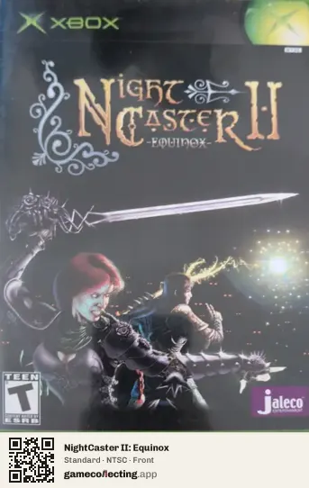 NightCaster II: Equinox Xbox, NTSC box front