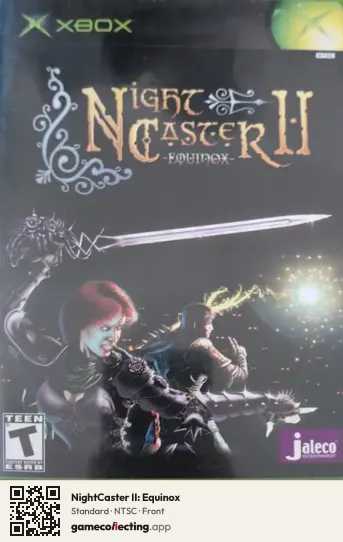 NightCaster II: Equinox Xbox, NTSC box front
