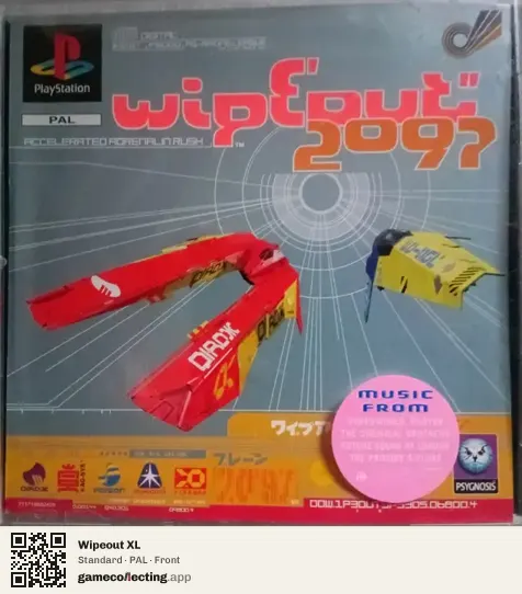 Wipeout XL PlayStation, PAL box front