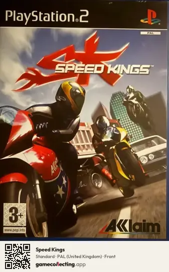 Speed Kings PlayStation 2, United Kingdom box front