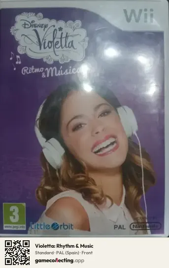 Violetta: Rhythm & Music Nintendo Wii, Spain box front