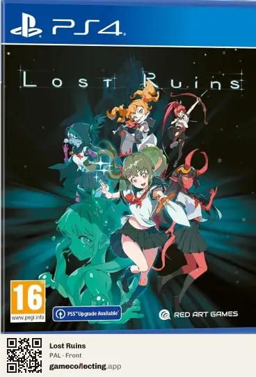 Lost Ruins PlayStation 4, PAL box front