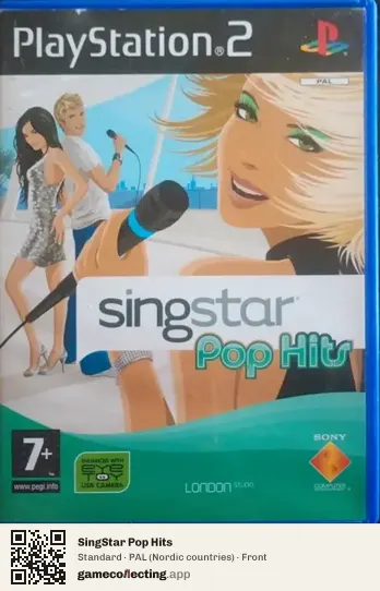 SingStar Pop Hits PlayStation 2, Nordic countries box front