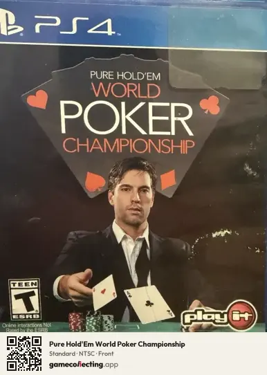 Pure Hold'Em World Poker Championship PlayStation 4, NTSC box front