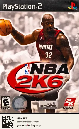 NBA 2K6 PlayStation 2, NTSC box front