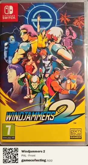 Windjammers 2 Nintendo Switch, PAL box front