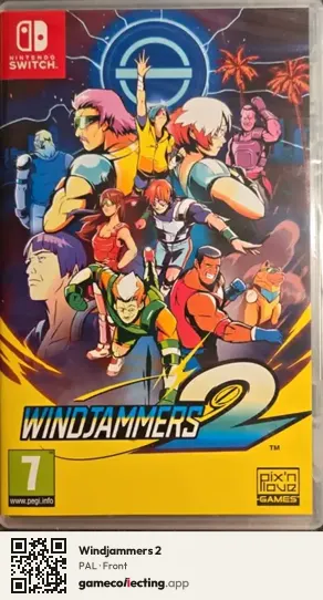 Windjammers 2 Nintendo Switch, PAL box front