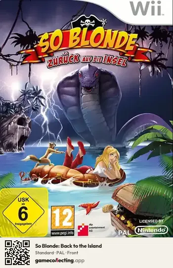 So Blonde: Back to the Island Nintendo Wii, PAL box front