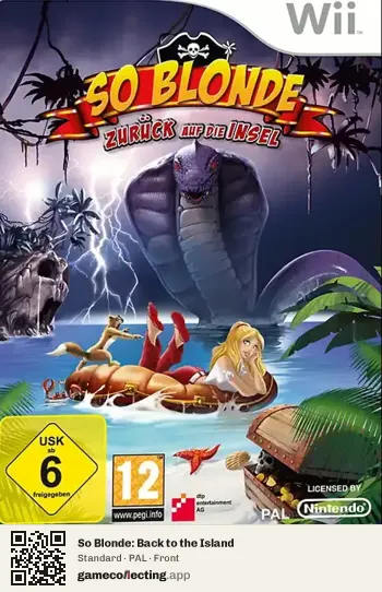 So Blonde: Back to the Island Nintendo Wii, PAL box front