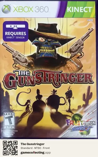 The Gunstringer Xbox 360, NTSC box front