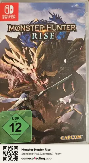 Monster Hunter Rise Nintendo Switch, Germany box front