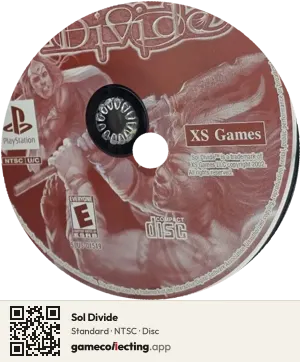 Sol Divide PlayStation, NTSC disc