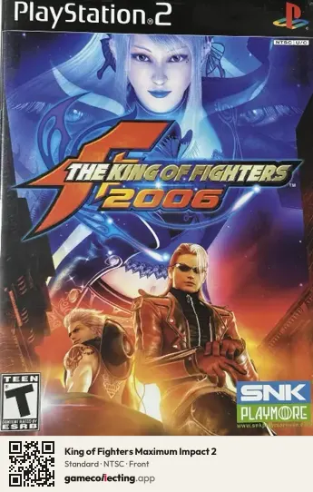 King of Fighters Maximum Impact 2 PlayStation 2, NTSC box front
