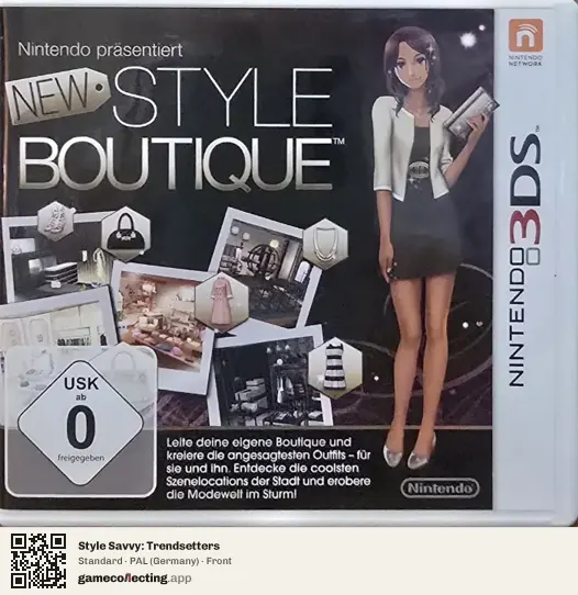 Style Savvy: Trendsetters Nintendo 3DS, Germany box front