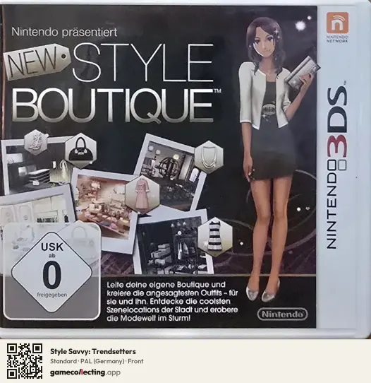 Style Savvy: Trendsetters Nintendo 3DS, Germany box front