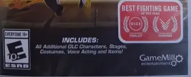 Nickelodeon All-Star Brawl, the ESRB box on its front