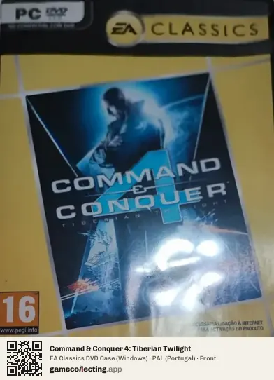 Command & Conquer 4: Tiberian Twilight Computer, Portugal box front