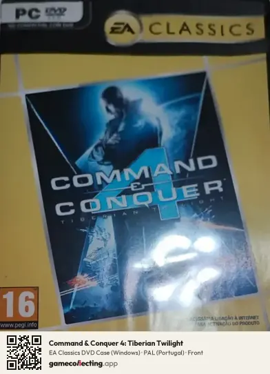 Command & Conquer 4: Tiberian Twilight Computer, Portugal box front