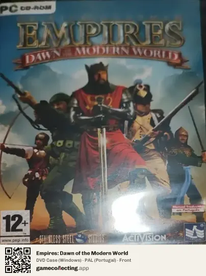 Empires: Dawn of the Modern World Computer, Portugal box front