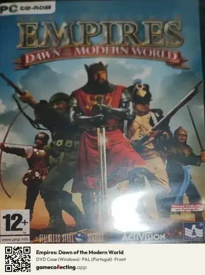 Empires: Dawn of the Modern World Computer, Portugal box front