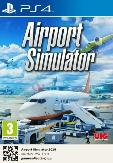 Airport Simulator 2019 PlayStation 4, PAL box front