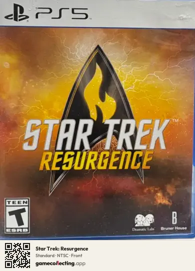 Star Trek: Resurgence PlayStation 5, NTSC box front