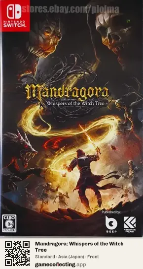 Mandragora: Whispers of the Witch Tree Nintendo Switch, Asia box front