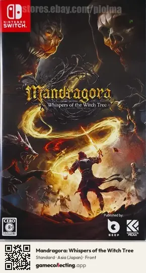 Mandragora: Whispers of the Witch Tree Nintendo Switch, Asia box front