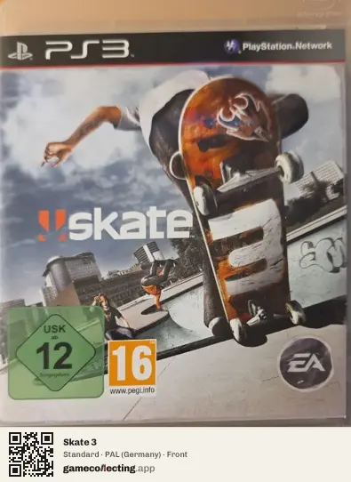 Skate 3 PlayStation 3, Germany box front