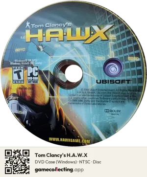 Tom Clancy's H.A.W.X Computer, NTSC disc