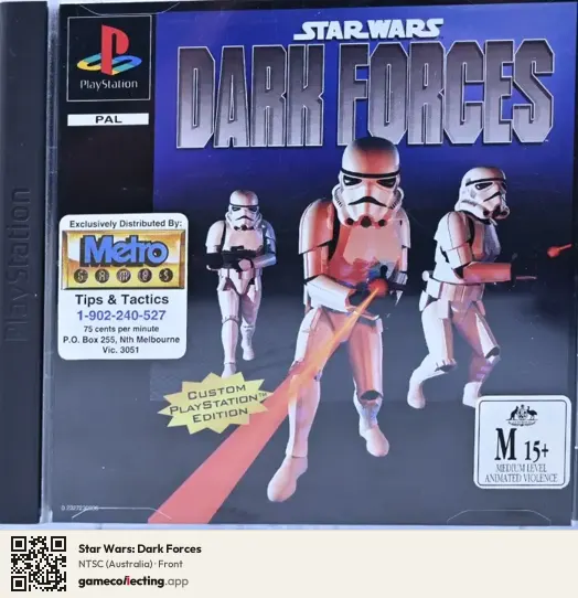 Star Wars: Dark Forces PlayStation, Australia box front