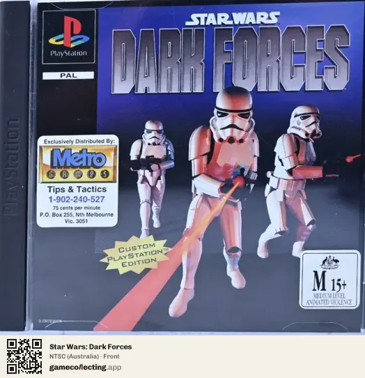 Star Wars: Dark Forces PlayStation, Australia box front