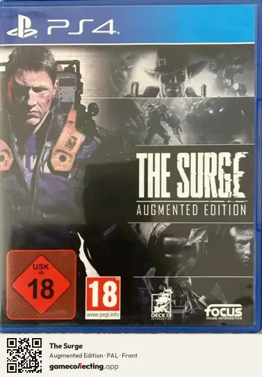 The Surge PlayStation 4, PAL box front