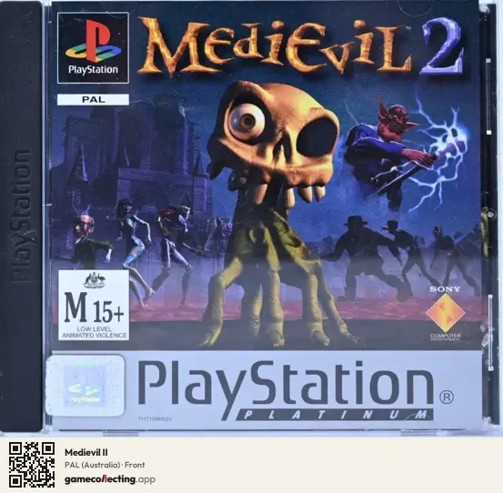 Medievil II PlayStation, Australia box front