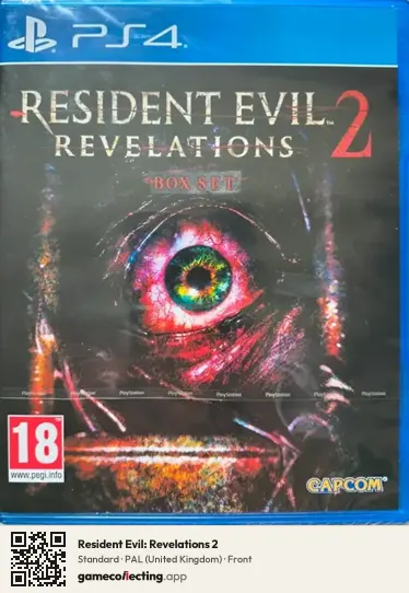 Resident Evil: Revelations 2 PlayStation 4, United Kingdom box front