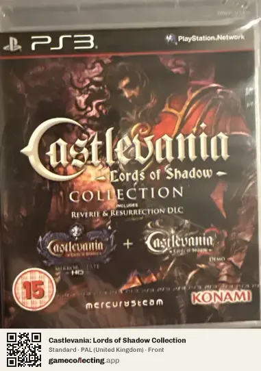 Castlevania: Lords of Shadow Collection PlayStation 3, United Kingdom box front