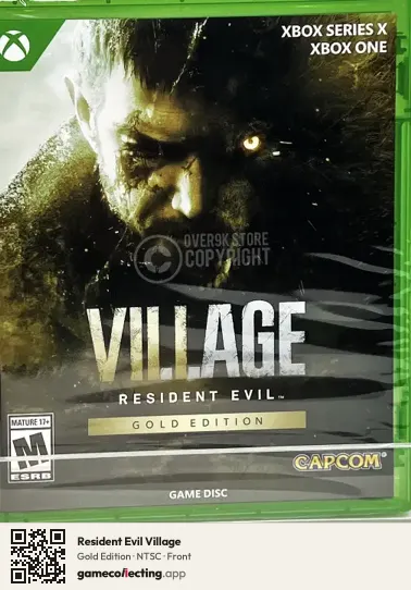Resident Evil Village Xbox Series X, NTSC box front